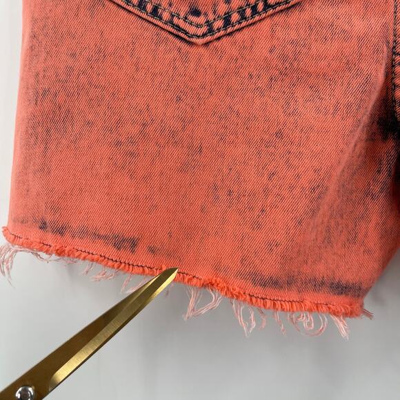 HABITUAL KID Jean Shorts Size 16 Girls Denim Coral Retro High Rise Ritual NWT - Picture 8 of 16